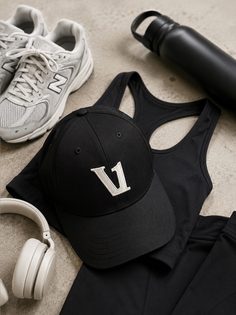 Black Vuori Magnitude SnapBack Hat